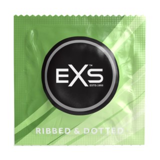 PREZERWATYWY 3 SZT. EXS RIBBED AND DOTTED 38-0005 EXS