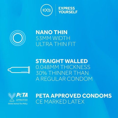 PREZERWATYWY 48 SZT. EXS NANO THIN 38-0025 EXS