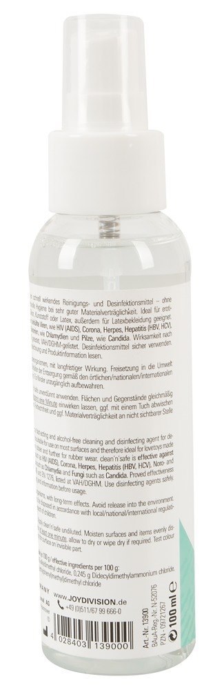 ŚRODEK DO CZYSZCZENIA CLEAN'N'SAFE 100 ML 14-1715 ŚRODEK DO CZYSZCZENIA CLEAN'N'SAFE 100 ML 14-1715