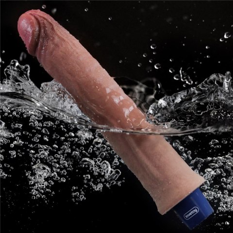 WIBRATOR 9.5" REAL SOFTEE VIBRATING DILDO 24-0392