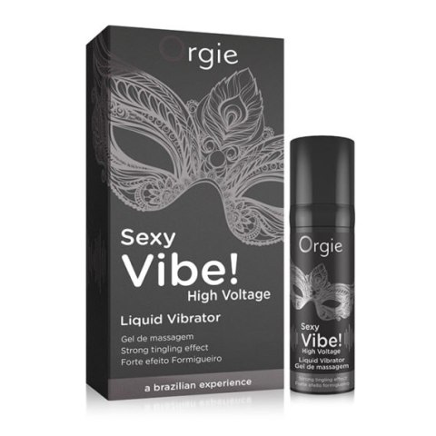 ŻEL STYMULUJĄCY SEXY VIBE! HIGH VOLTAGE - LIQUID VIBRATOR 15 ML 27-0002 ŻEL STYMULUJĄCY SEXY VIBE! HIGH VOLTAGE - LIQUID VIBRATOR 15 ML 27-0002