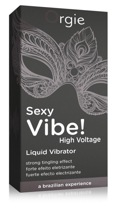 ŻEL STYMULUJĄCY SEXY VIBE! HIGH VOLTAGE - LIQUID VIBRATOR 15 ML 27-0002 ŻEL STYMULUJĄCY SEXY VIBE! HIGH VOLTAGE - LIQUID VIBRATOR 15 ML 27-0002
