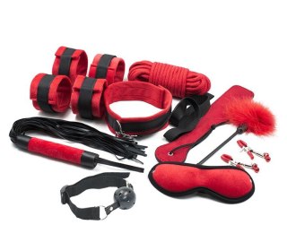 ZESTAW BDSM SOFT TOUCH SET 10 PIECES RED GUILTY TOYS 29-0075 Guilty Toys