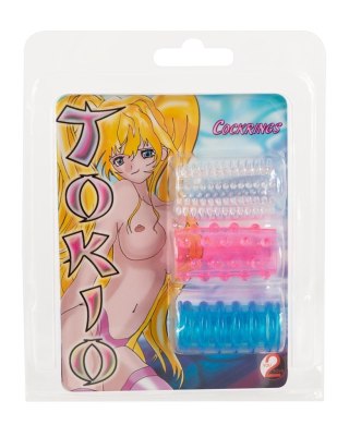 ZESTAW NAKŁADEK TOKIO SLEEVES SILIKON 3ER SET 13-0152