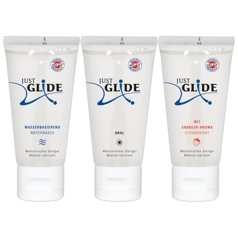 ZESTAW ŻELI SMAKOWYCH JUST GLIDE 3X50 ML 13-2835 ZESTAW ŻELI SMAKOWYCH JUST GLIDE 3X50 ML 13-2835