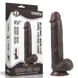 9.0'' SLIDING SKIN DUAL LAYER DONG 24-0306 LOVETOY