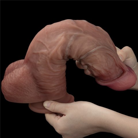 DILDO 10.5'' DUAL LAYERED SILICONE COCK XXL 24-0470 LOVETOY