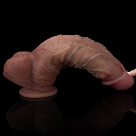 DILDO 10.5'' DUAL LAYERED SILICONE COCK XXL 24-0470 LOVETOY