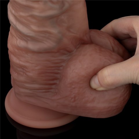 DILDO 10.5'' DUAL LAYERED SILICONE COCK XXL 24-0470 LOVETOY