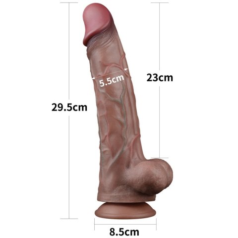 DILDO 11.5'' DUAL LAYERED PLATINUM SILICONE COCK 24-0160 LOVETOY DILDO 11.5'' DUAL LAYERED PLATINUM SILICONE COCK 24-0160 LOVETOY