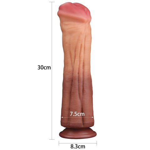 DILDO 12'' DUAL LAYERED PLATINUM SILICONE COCK 24-0145 LOVETOY DILDO 12'' DUAL LAYERED PLATINUM SILICONE COCK 24-0145 LOVETOY
