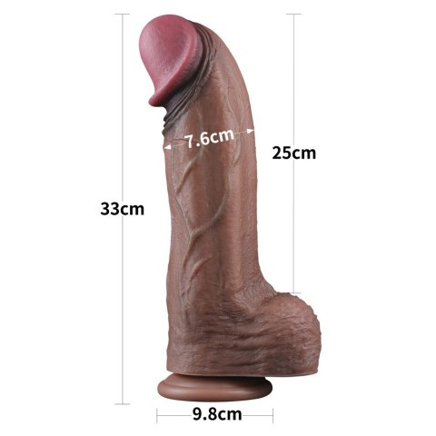 DILDO 13'' DUAL LAYERED SILICONE COCK XXL 24-0439 LOVETOY DILDO 13'' DUAL LAYERED SILICONE COCK XXL 24-0439 LOVETOY