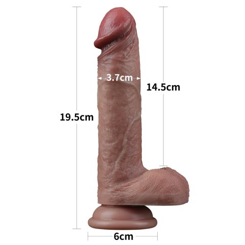 DILDO 7.5'' DUAL LAYERED SILICONE COCK 24-0390 LOVETOY DILDO 7.5'' DUAL LAYERED SILICONE COCK 24-0390 LOVETOY