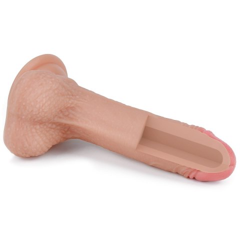 DILDO 7'' DUAL LAYERED PLATINUM SILICONE COCK 24-0226 LOVETOY