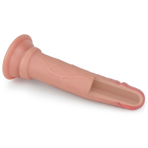 DILDO 7'' DUAL LAYERED PLATINUM SILICONE COCK 24-0227 LOVETOY DILDO 7'' DUAL LAYERED PLATINUM SILICONE COCK 24-0227 LOVETOY
