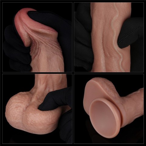 DILDO 9'' DUAL LAYERED SILICONE COCK 24-0393 LOVETOY