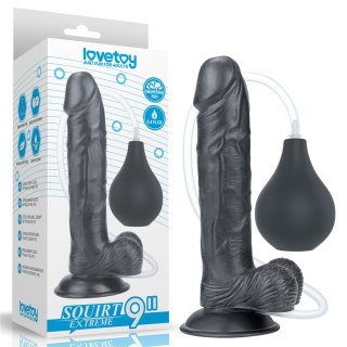 DILDO 9'' SQUIRT EXTREME DILDO - BLACK 24-0252 LOVETOY