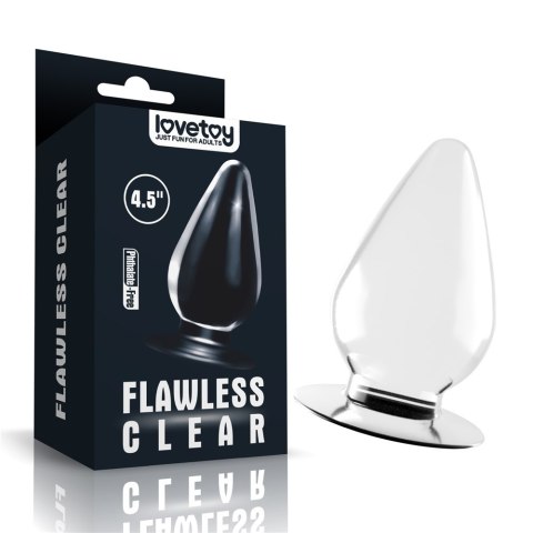 KOREK ANALNY FLAWLESS CLEAR ANAL PLUG 4.5'' 24-0131 LOVETOY