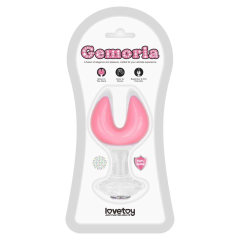 KOREK ANALNY GEMORIA SILICONE BUTT PLUG (GLOW-IN-THE-DARK) 24-0586 LOVETOY