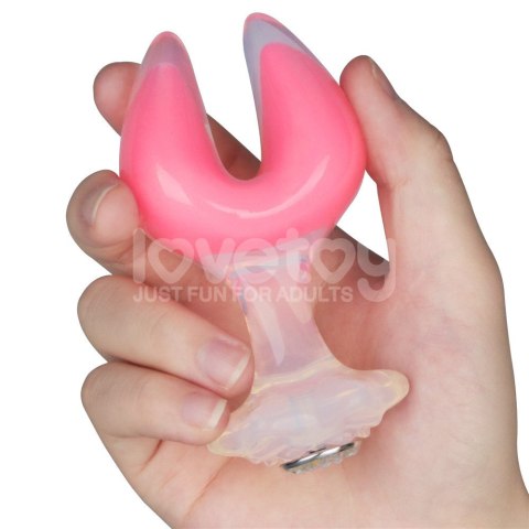 KOREK ANALNY GEMORIA SILICONE BUTT PLUG (GLOW-IN-THE-DARK) 24-0586 LOVETOY