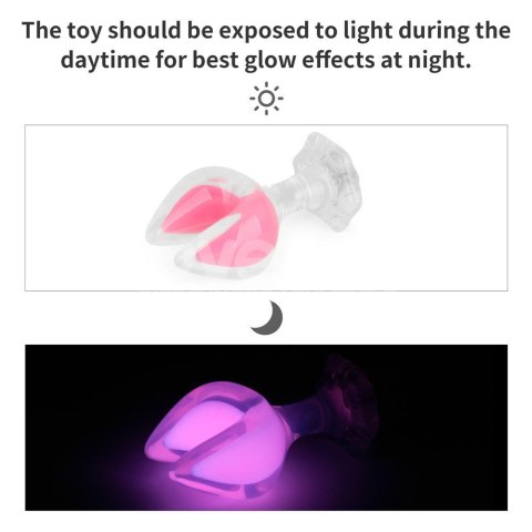 KOREK ANALNY GEMORIA SILICONE BUTT PLUG (GLOW-IN-THE-DARK) 24-0586 LOVETOY