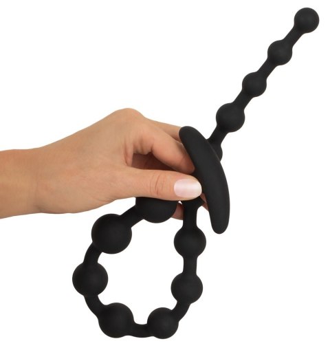 KULKI ANALNE BLACK VELVETS ANAL BEADS SILIC 14-7020 Black Velvets
