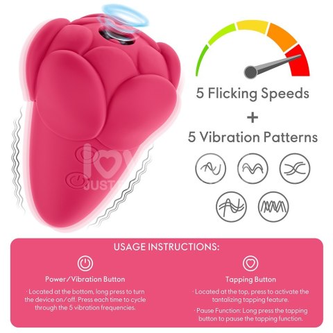 MASAŻER FLICKER RECHARGEABLE VIBRATOR 24-0587 LOVETOY