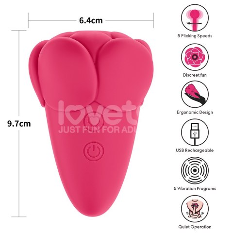MASAŻER FLICKER RECHARGEABLE VIBRATOR 24-0587 LOVETOY