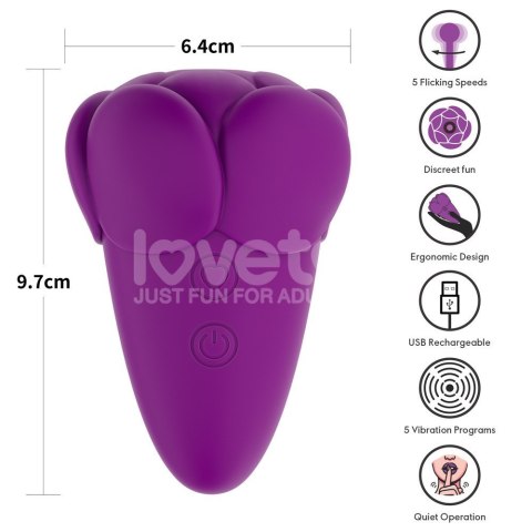 MASAŻER FLICKER RECHARGEABLE VIBRATOR 24-0588 LOVETOY