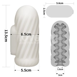 MASTURBATOR KNIGHTS RING VIBRATING DUAL PURPOSE SLEEVE-SPIRAL 24-0576 LOVETOY