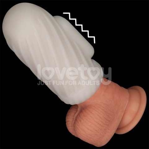 MASTURBATOR KNIGHTS RING VIBRATING DUAL PURPOSE SLEEVE-SPIRAL 24-0576 LOVETOY MASTURBATOR KNIGHTS RING VIBRATING DUAL PURPOSE SLEEVE-SPIRAL 24-0576 LOVETOY