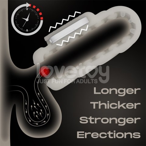 MASTURBATOR KNIGHTS RING VIBRATING DUAL PURPOSE SLEEVE-SPIRAL 24-0576 LOVETOY MASTURBATOR KNIGHTS RING VIBRATING DUAL PURPOSE SLEEVE-SPIRAL 24-0576 LOVETOY