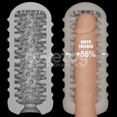 MASTURBATOR KNIGHTS RING VIBRATING DUAL PURPOSE SLEEVE-WAVY 24-0578 LOVETOY MASTURBATOR KNIGHTS RING VIBRATING DUAL PURPOSE SLEEVE-WAVY 24-0578 LOVETOY