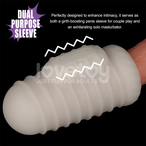 MASTURBATOR KNIGHTS RING VIBRATING DUAL PURPOSE SLEEVE-WAVY 24-0578 LOVETOY MASTURBATOR KNIGHTS RING VIBRATING DUAL PURPOSE SLEEVE-WAVY 24-0578 LOVETOY