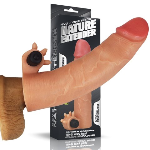 NAKŁADKA ADD 2 VIBRATING SILICONE EXTENDER 24-0090 LOVETOY NAKŁADKA ADD 2 VIBRATING SILICONE EXTENDER 24-0090 LOVETOY