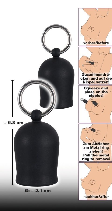 POMPKA NIPPLE SUCKERS 13-0176 Black Velvets