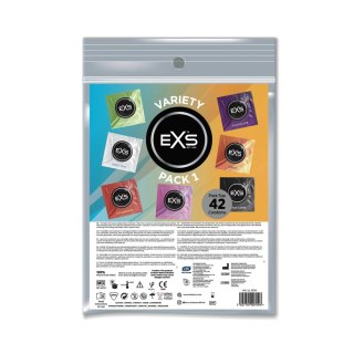 PREZERWATYWY 42 SZT. EXS VARIETY PACK 1 38-0051 EXS