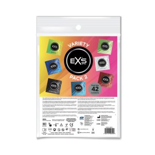 PREZERWATYWY 42 SZT. EXS VARIETY PACK 2 38-0050 EXS