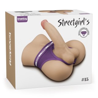 REALISTYCZNE TUŁOWIE MASTURBATOR STREETGIRL'S #15 WITH BENDABLE DILDO 24-0579 LOVETOY