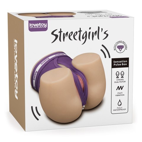REALISTYCZNE TUŁOWIE MASTURBATOR STREETGIRL'S DUAL MOTOR SENSATION PULSE 24-0580 LOVETOY