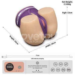REALISTYCZNE TUŁOWIE MASTURBATOR STREETGIRL'S DUAL MOTOR SENSATION PULSE 24-0580 LOVETOY