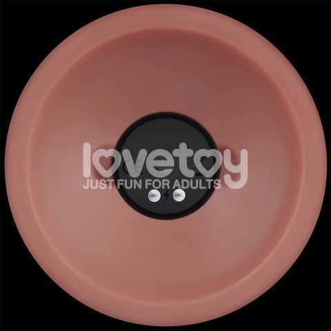WIBRATOR 8'' VIBRATING DUAL DENSITY POWER COCK 24-0570 LOVETOY