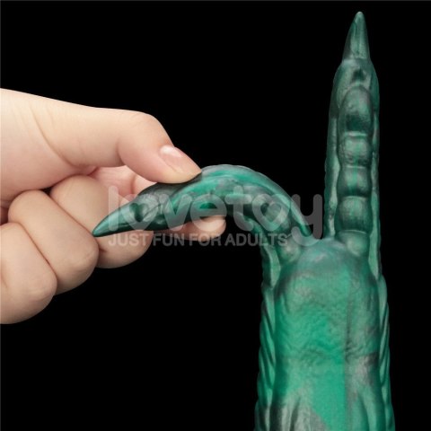 WIBRATOR SAVAGE CHARM DOUBLE-CLAW VIBRATING SILICONE DILDO 24-0584 LOVETOY