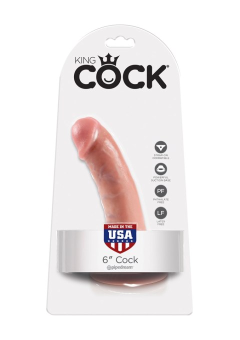 Dildo-cock 6 inch flesh