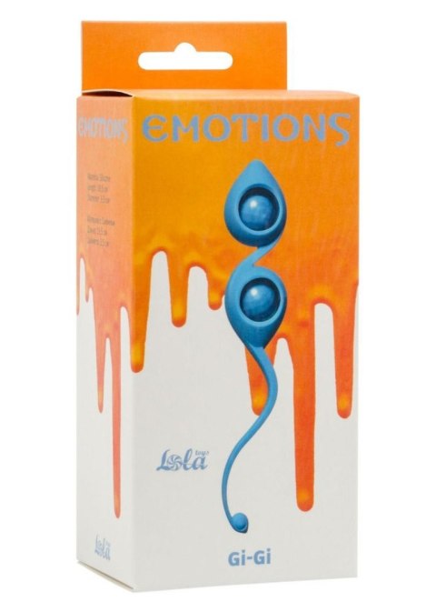 Kulki-Vaginal balls Emotions Gi-Gi turquoise Kulki-Vaginal balls Emotions Gi-Gi turquoise